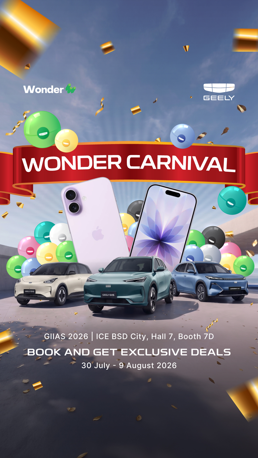 Geely Wonder Group | Geely Wonder GIIAS 2026 Lucky Draw iPhone 17