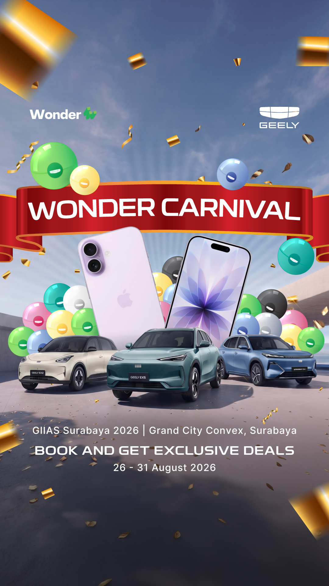 Geely Wonder Group | Geely Wonder GIIAS 2026 Lucky Draw iPhone 17