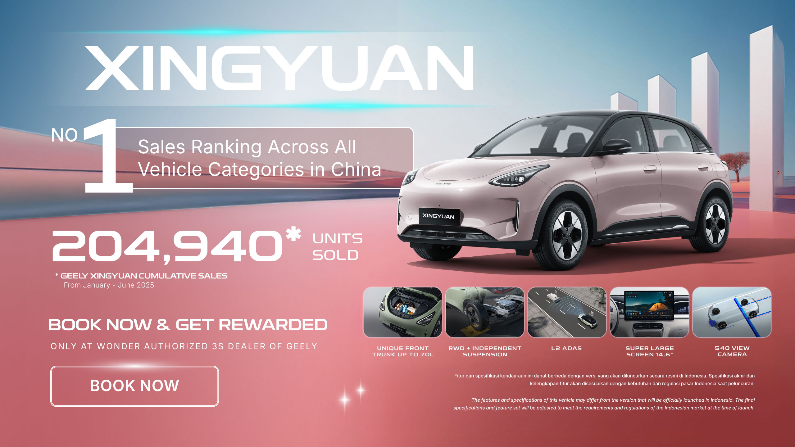 Geely Wonder Group | Book the Geely EX2 Now