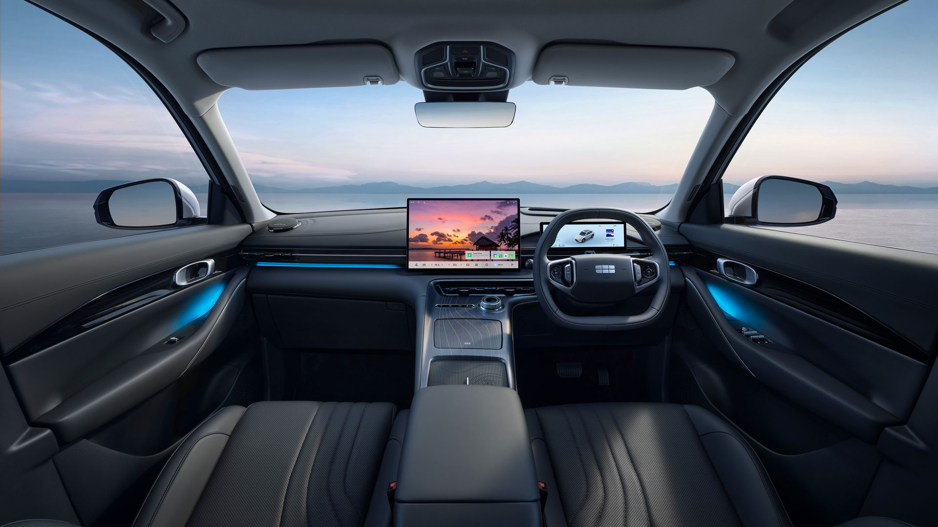 Geely Wonder Group | Geely STARRAY EM-i Interior - Ebony Black